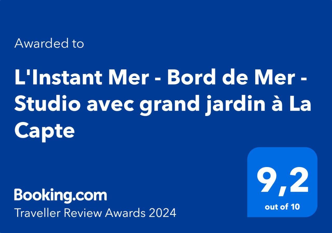 L'Instant Mer - Bord De Mer - Studio Avec Grand Jardin A La Capte 히에레 외부 사진
